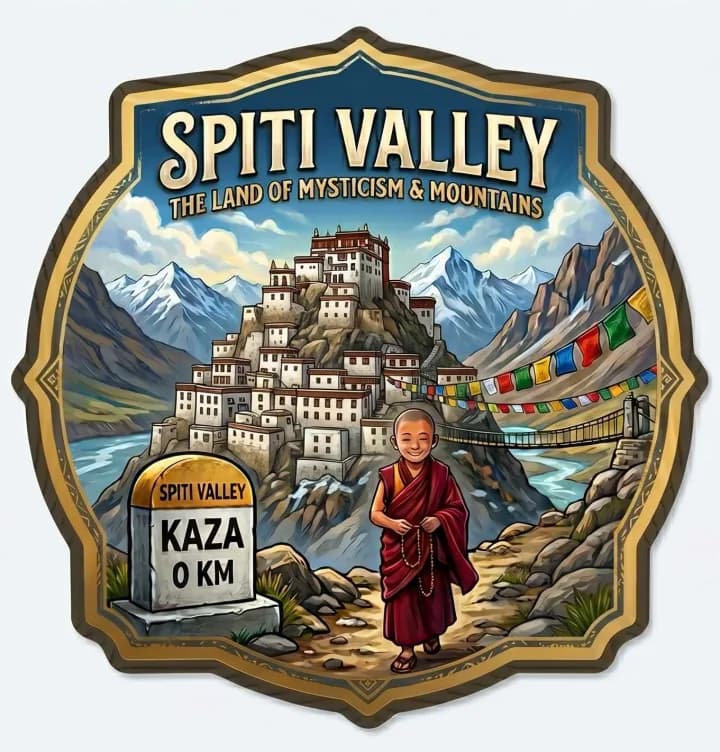 Spiti Valley - Sticker